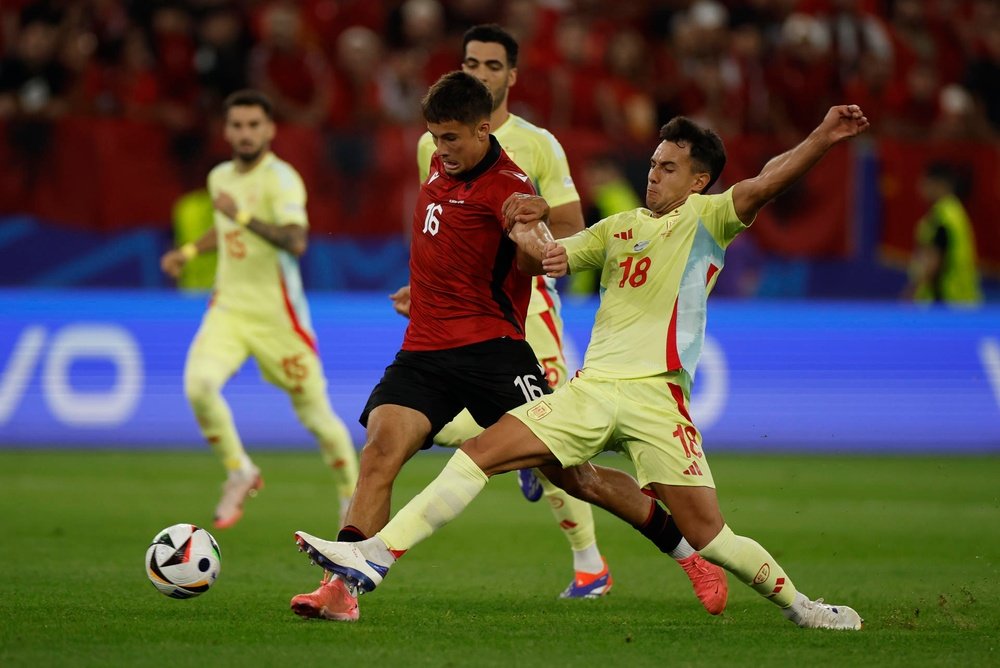 Zubimendi está concentrado en la Eurocopa con España. EFE