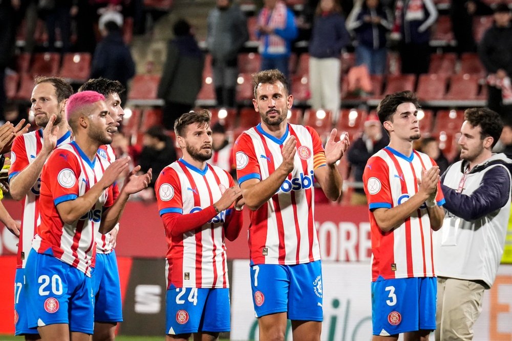 El Girona jugará la Champions, pero con condiciones. EFE/David Borrat/Archivo