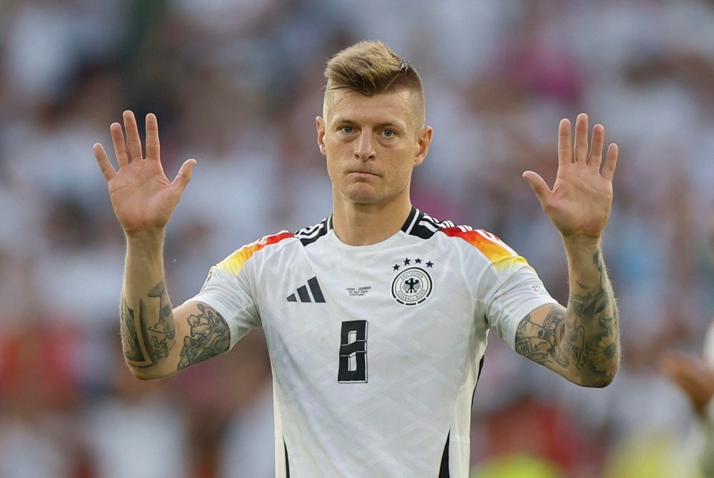 Kroos said goodbye to football for good. AFP