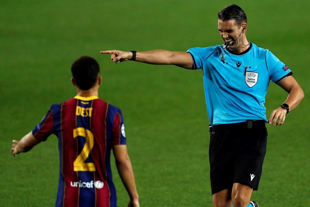 Scharer has refereed 86 UEFA competition matches. EFE
