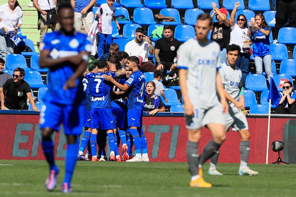 El Getafe donará la recaudación ante el Girona a los afectados por la DANA. EFE