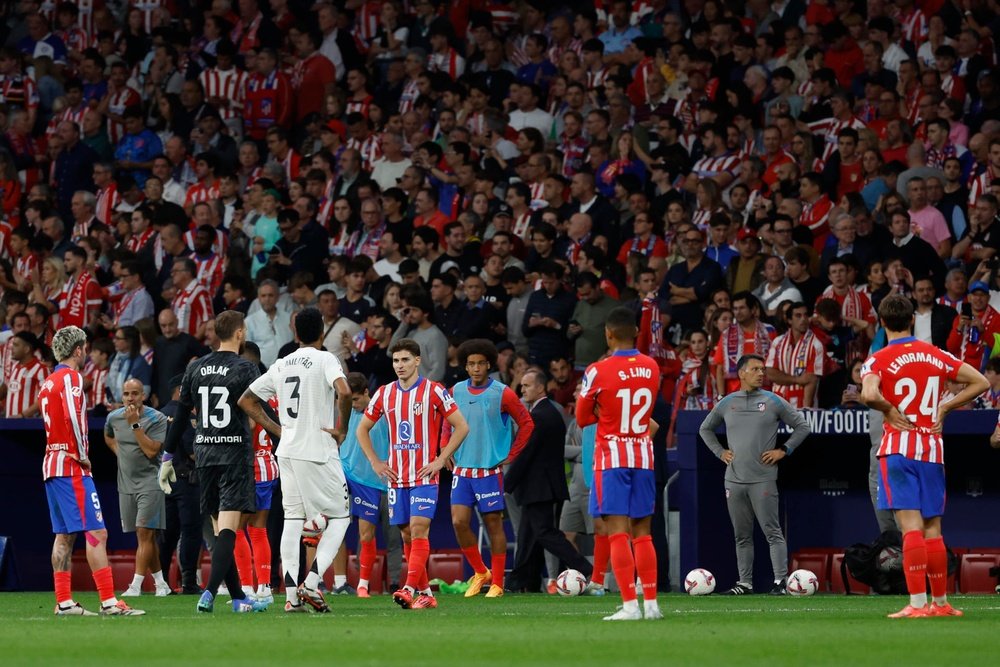 Atletico will be sanctioned for the derby incidents. EFE