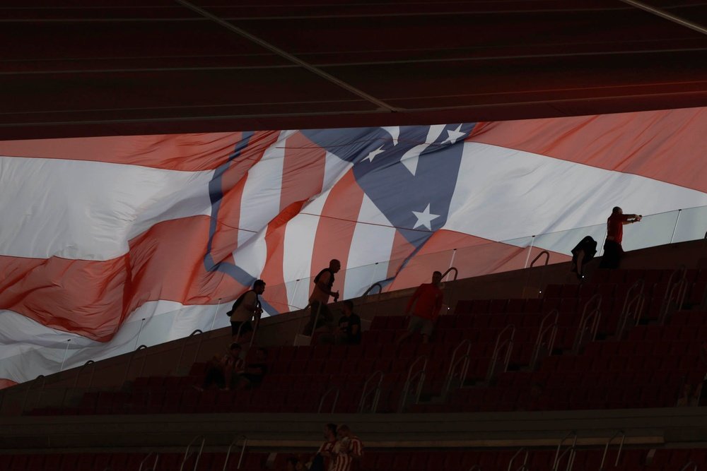 Atletico announced an agreement with Riyadh Air to change the naming of their stadium. EFE