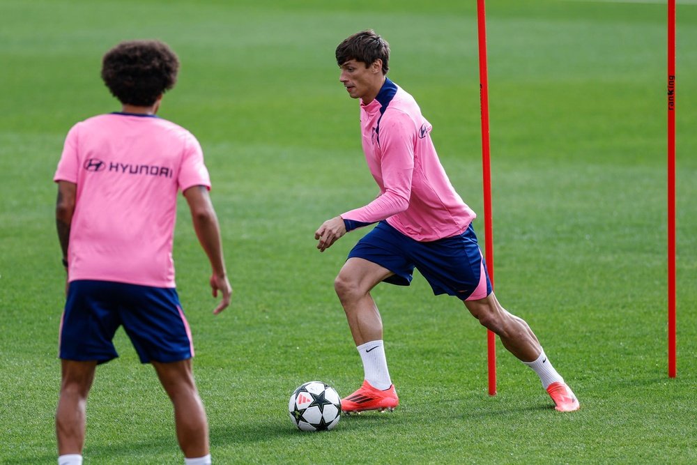 Le Normand returns to training. EFE