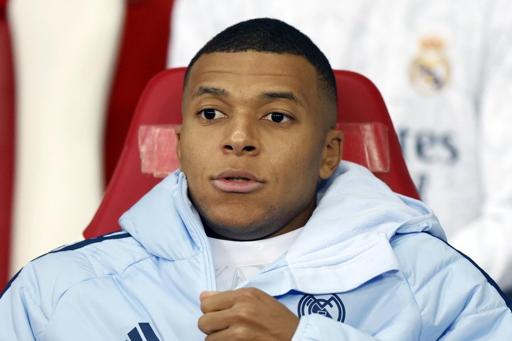 Mbappe was in Stockholm on Thursday. EFE