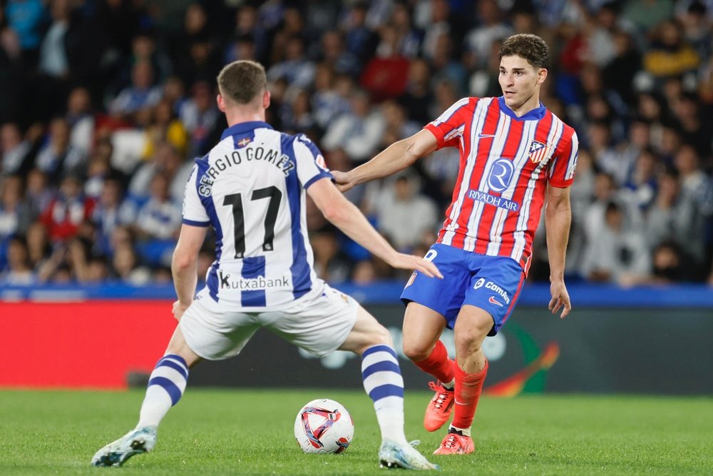 Atletico vs Sociedad, matchday 35, 2024/25 La Liga, 10/05/2025. EFE