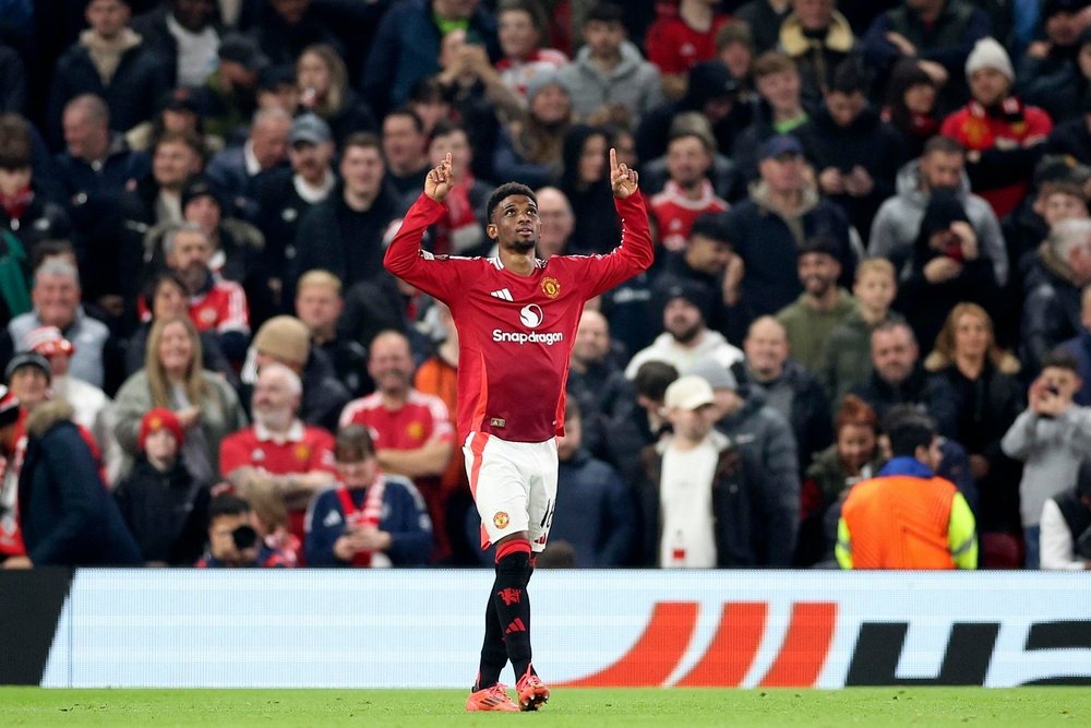Amad Diallo will sign a new contract with Man United in the coming weeks. EFE