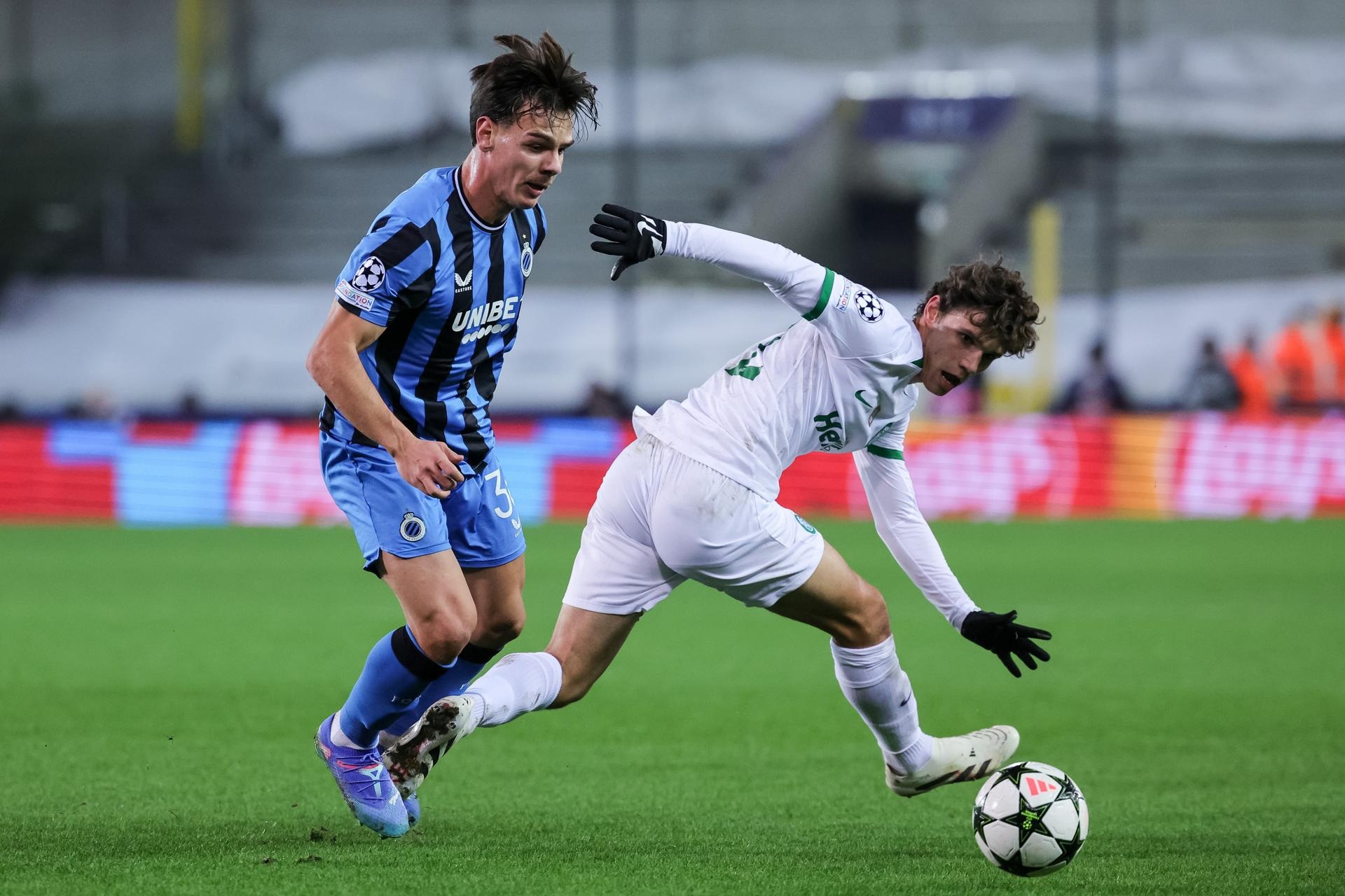 Jashari has been one of Club Brugge's bright spots this season. EFE