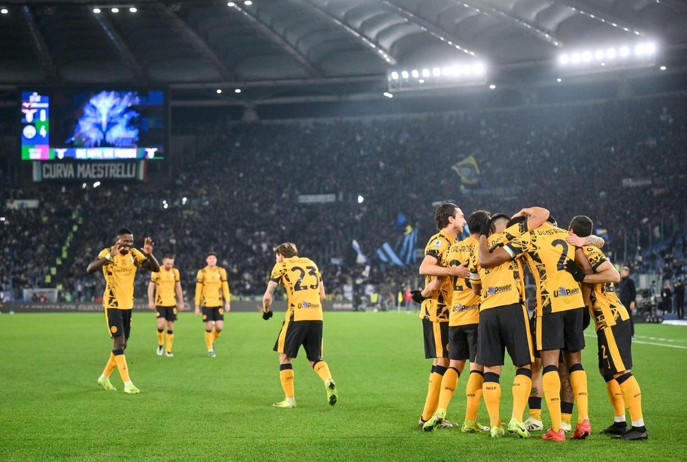 El Inter se paseó en Roma. EFE/EPA/ALESSANDRODIMEO
