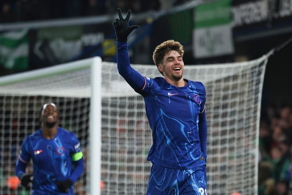 Marc Guiu has barely featured in the Premier League. EFE