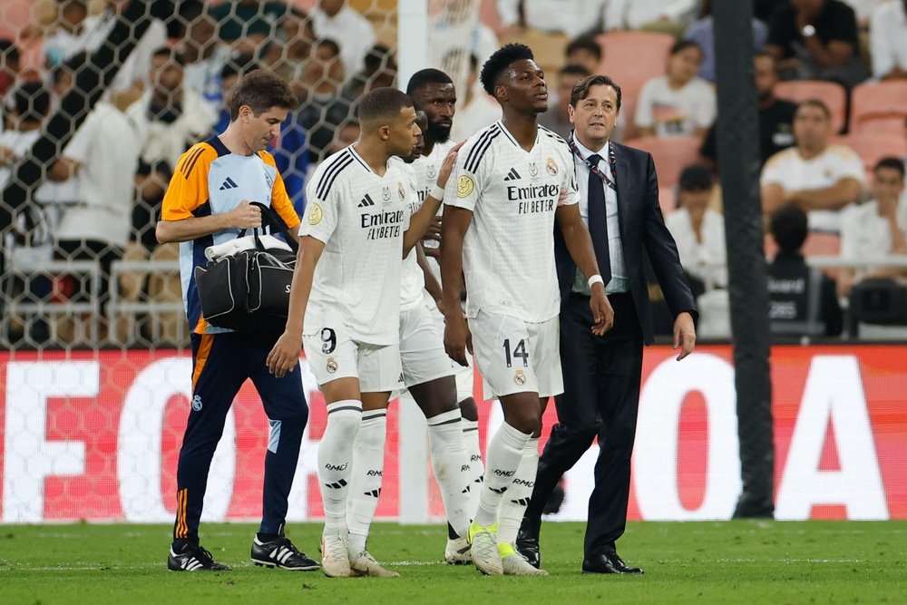 Tchouameni criticised Maffeo's behaviour on the pitch. EFE