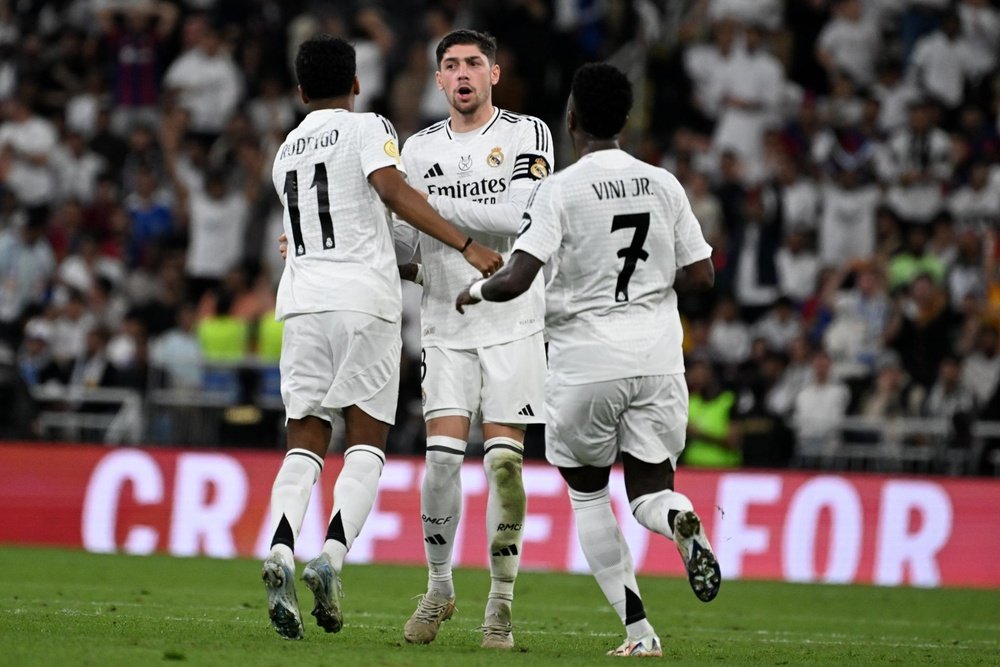 Valverde, Rudiger, Courtois will play for Real Madrid against Atletico. EFE