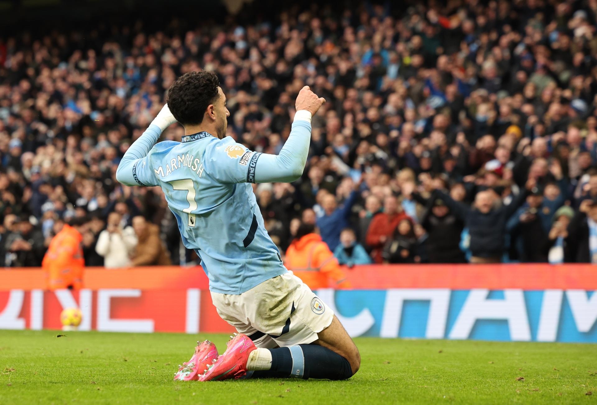 Guardiola says Marmoush can 'prove himself' against Egypt teammate Salah