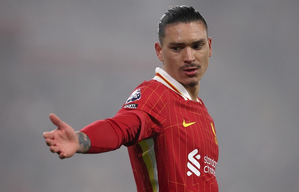 Darwin Nunez remains committed to Liverpool until July 2028. EFE