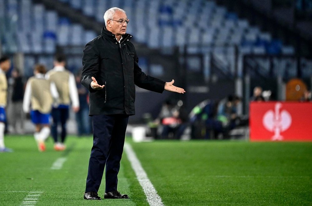 Ranieri in conferenza stampa. EFE
