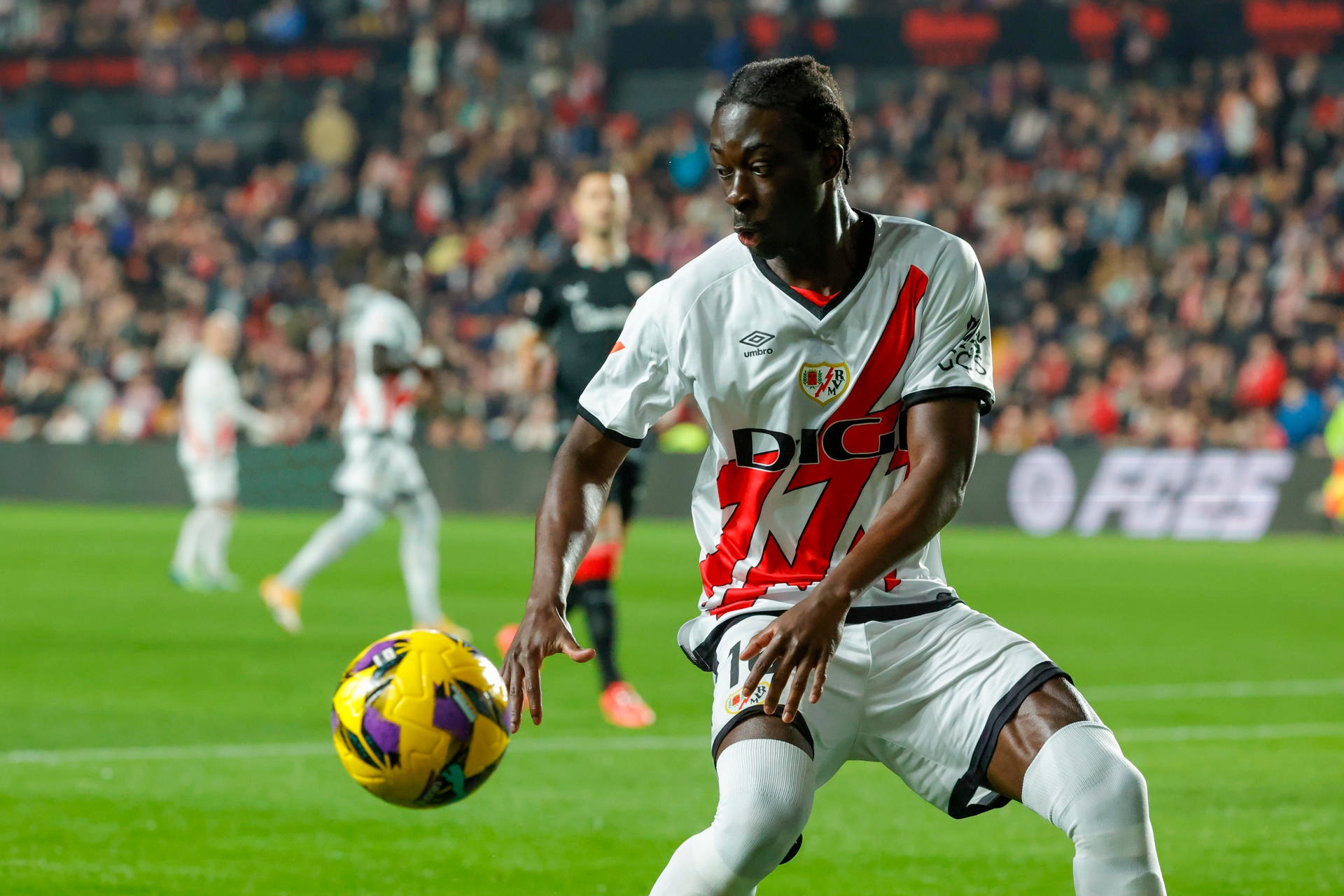 El Rayo pierde a Mumin lo que resta de temporada
