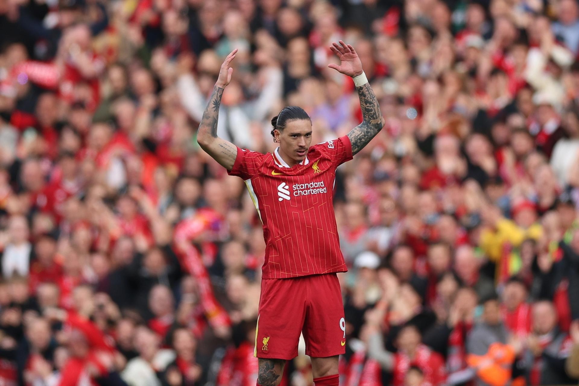 Darwin Nunez pourrait quitter Liverpool cet été. EFE
