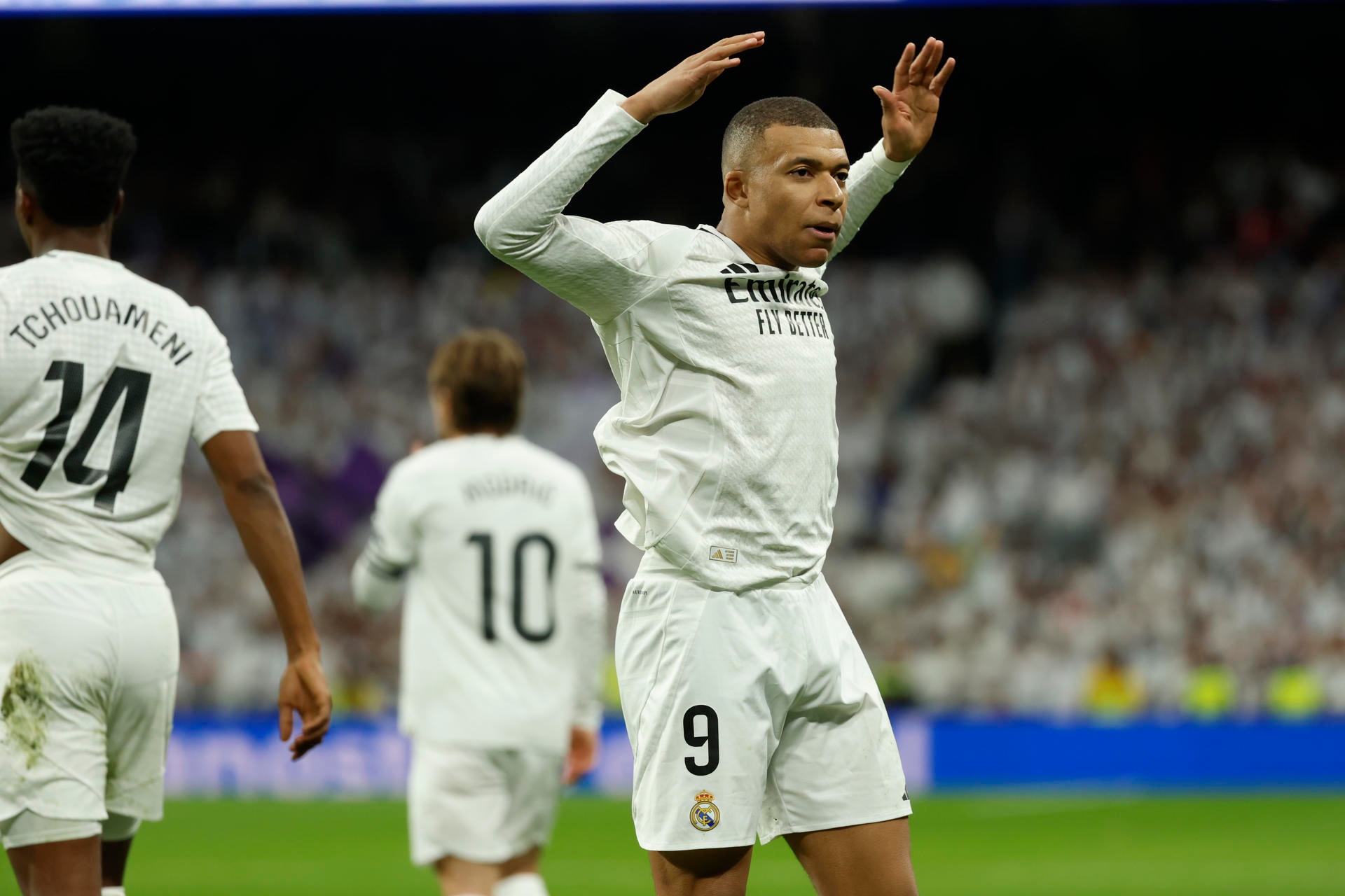 Mbappe will be included in Real Madrid's squad list. EFE