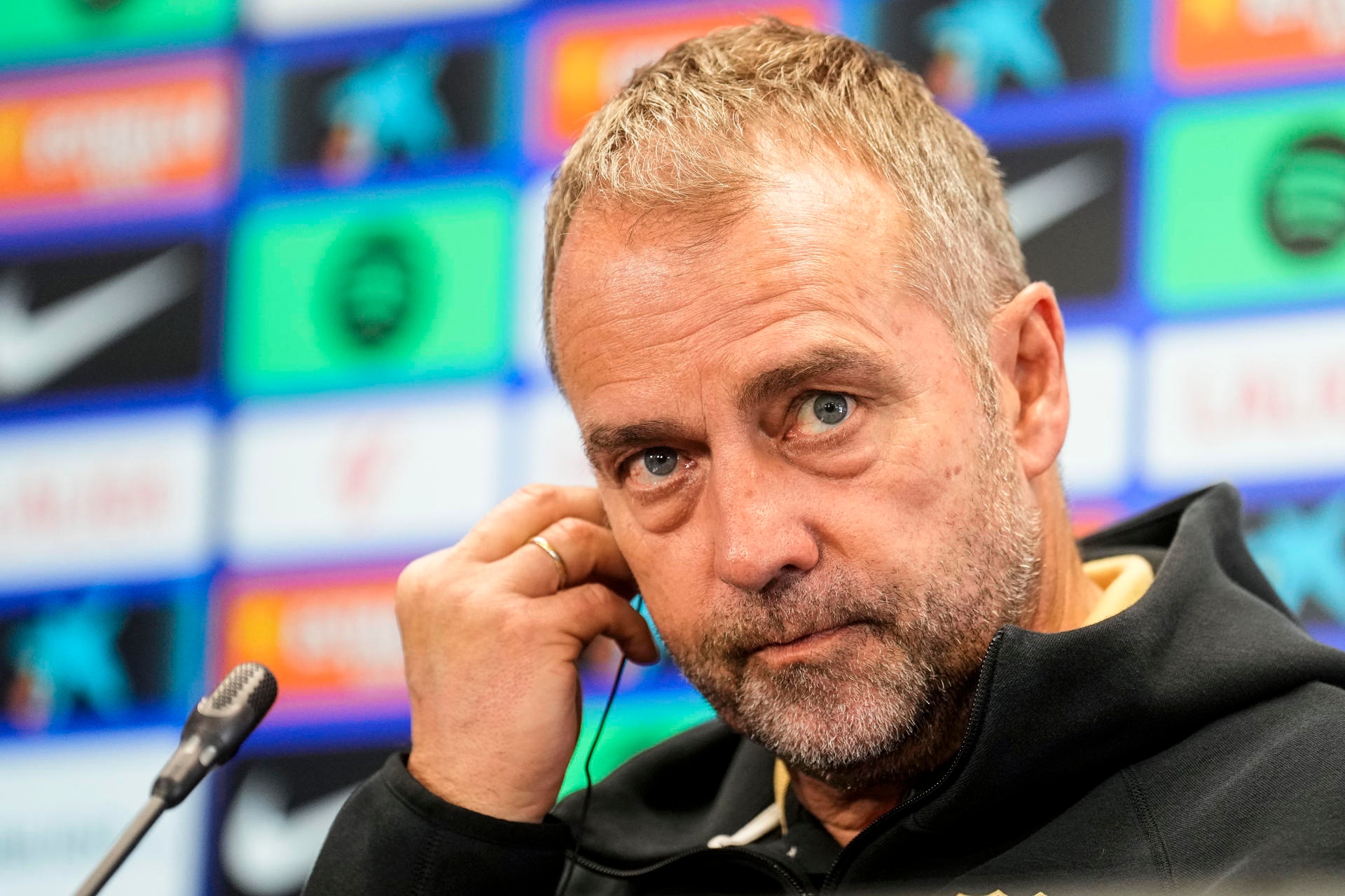Barca's Flick not happy with players frustration over limited gametime