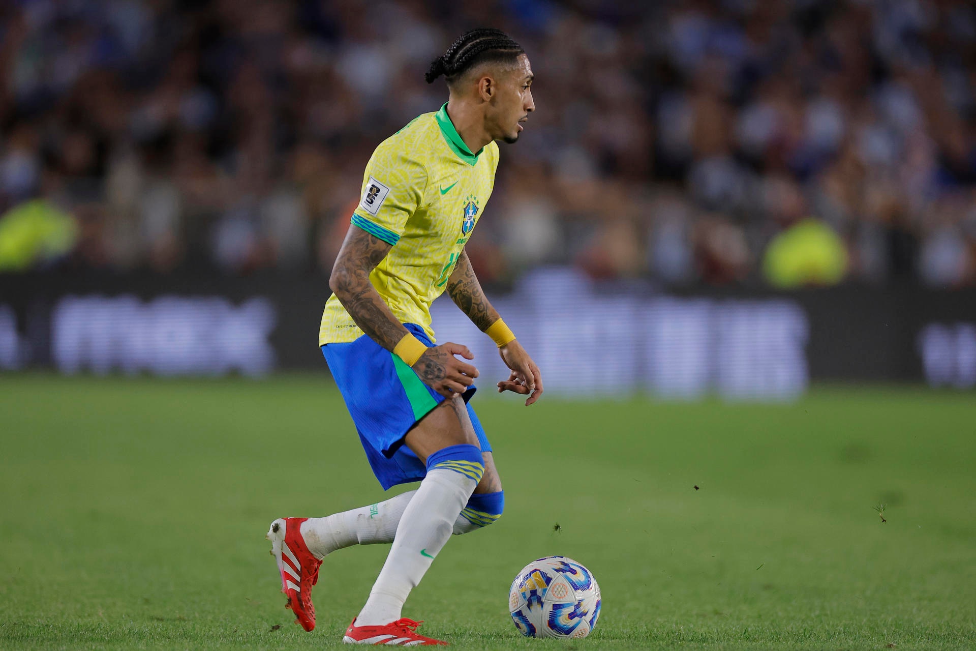 Raphinha diz que esteve perto de jogar pela seleção italiana. EFE
