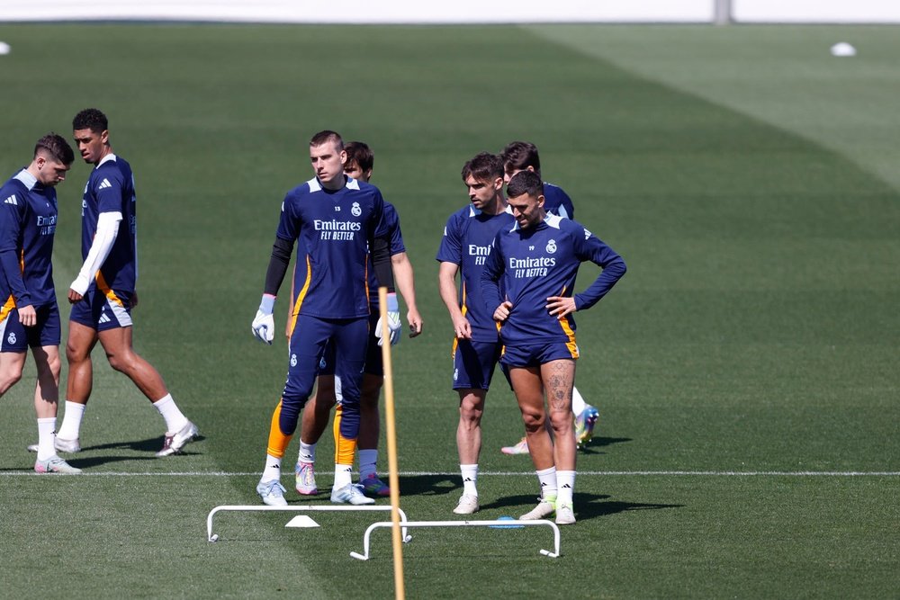 Madrid will return to training on Saturday morning. EFE
