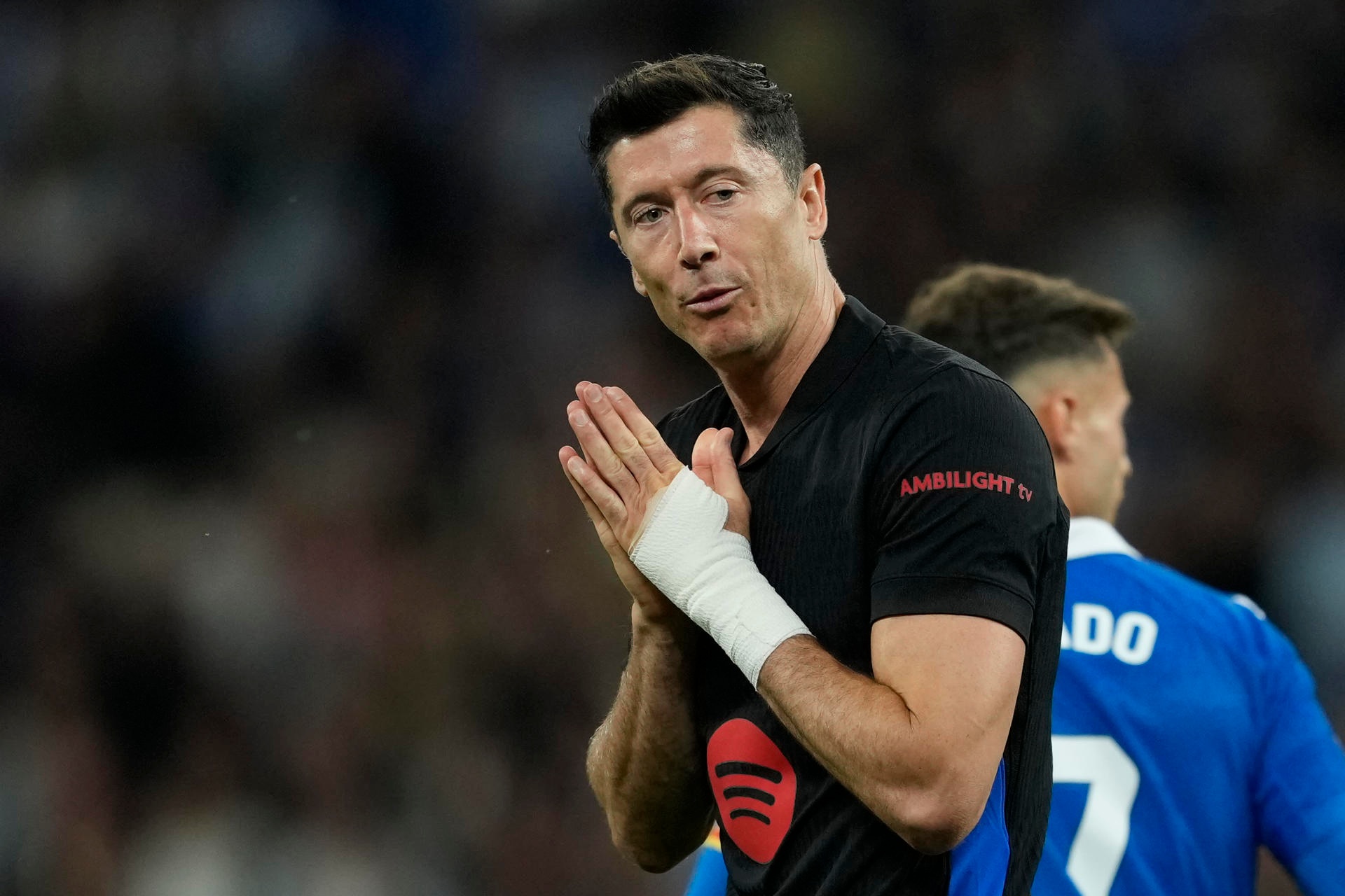 Lewandowski hizo balance de su temporada. EFE
