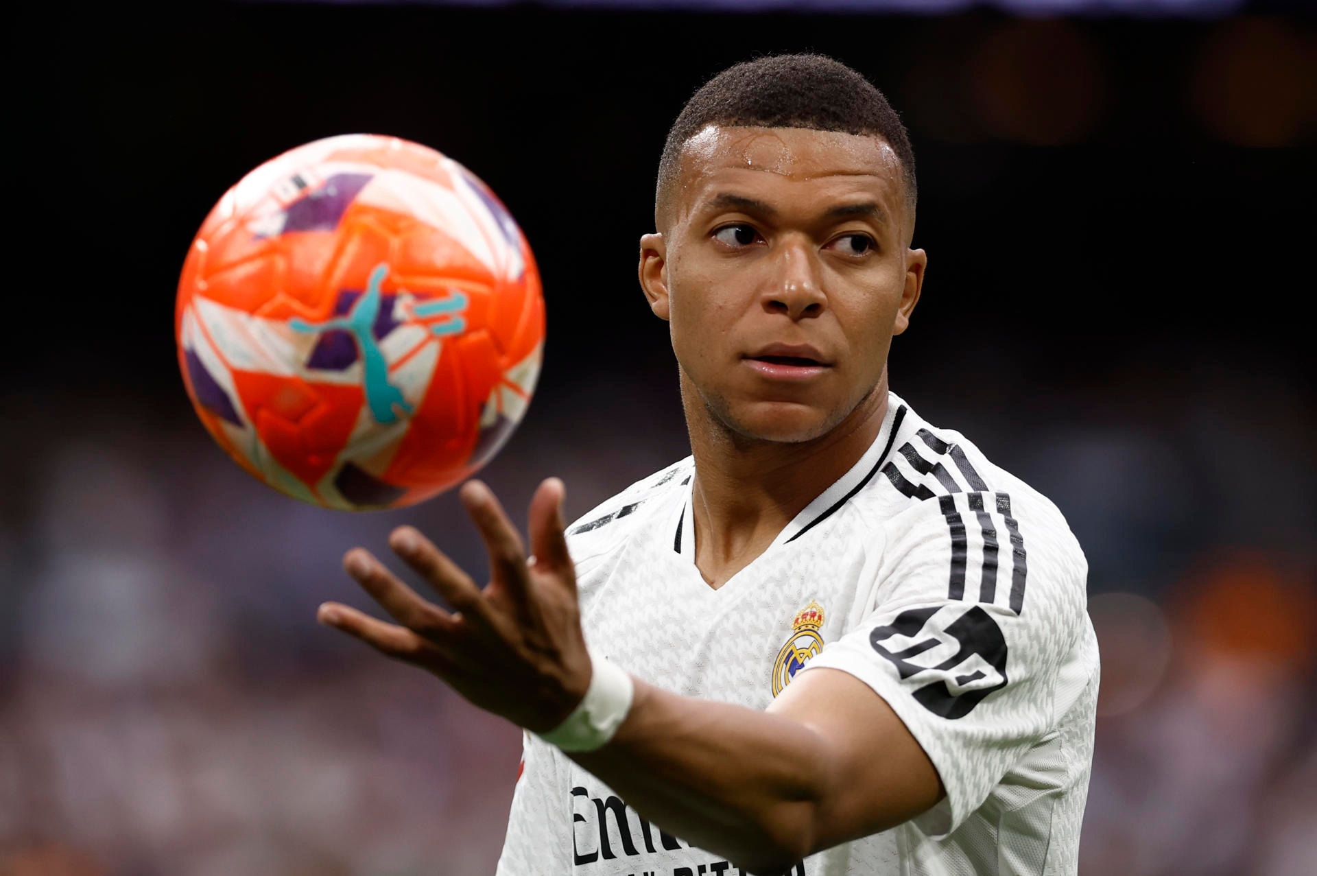 Mbappé estuvo hospitalizado por su gastroenteritis. EFE