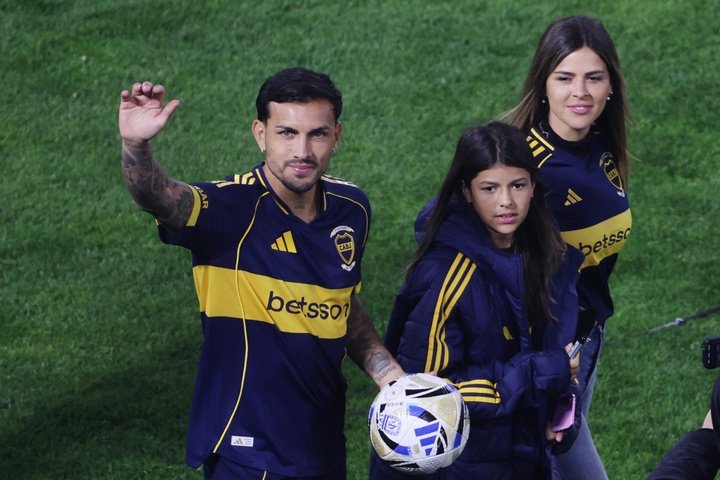 Paredes, présenté avec Boca Juniors. EFE