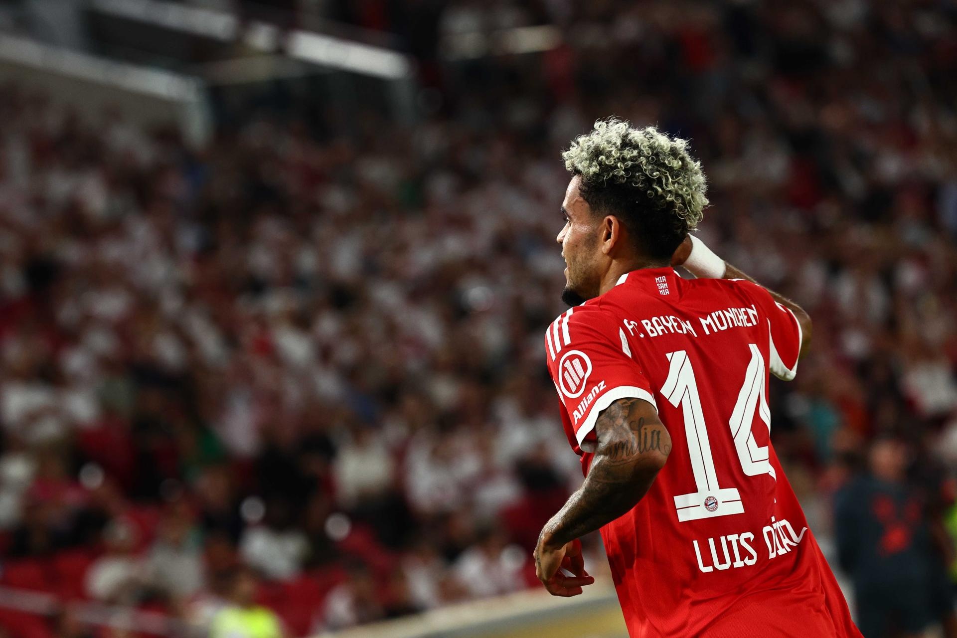 Luis Diaz appears fully focused on contributing to Bayern's campaign. EFE