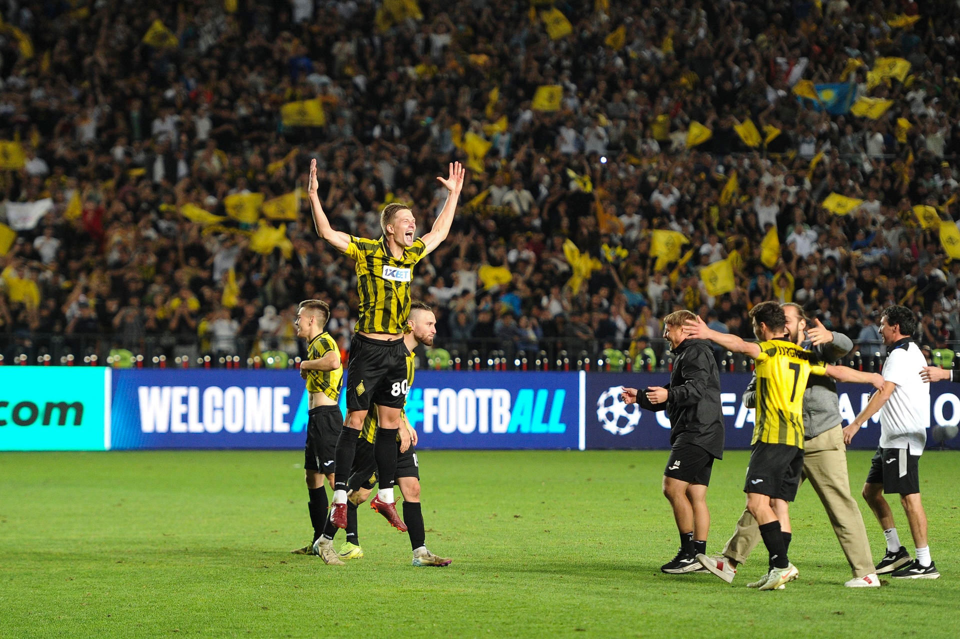 Kairat Almaty fait son entrée dans l'histoire de la Ligue des Champions. EFE