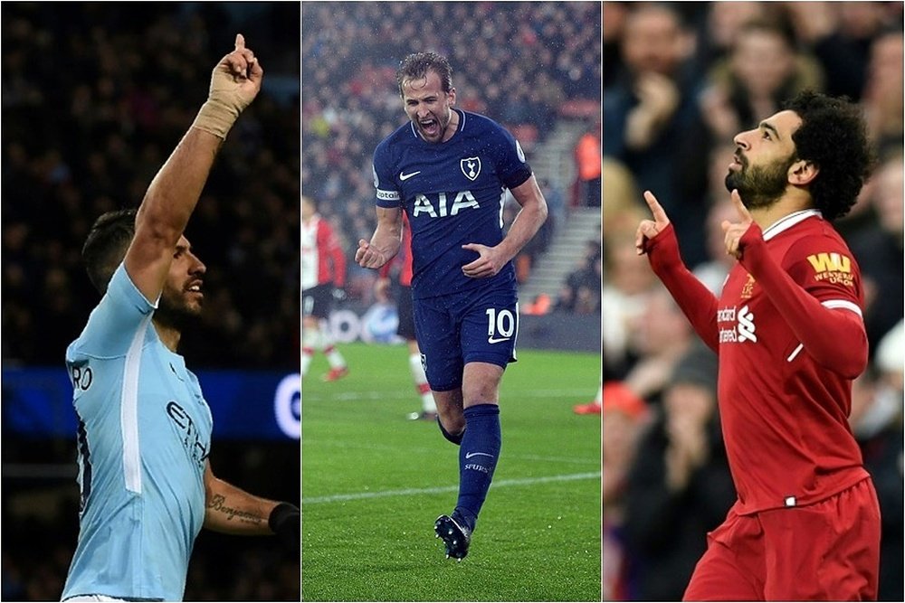 Aguero, Kane and Salah. BeSoccer