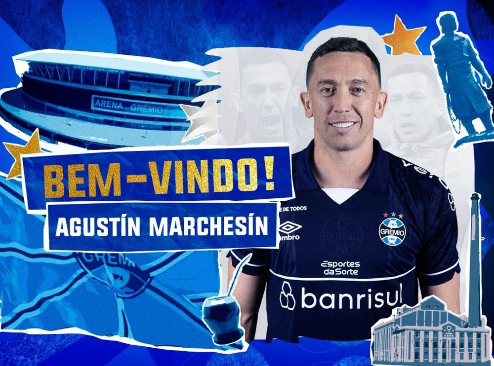 Gremio le dio la bienvenida a Marchesín a bombo y platillo. Gremio