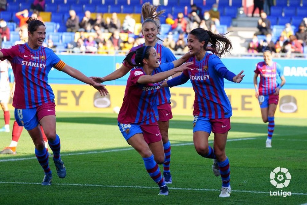 El Barcelona Femenino quiere batir récords en el 'Clasico' europeo. LaLiga