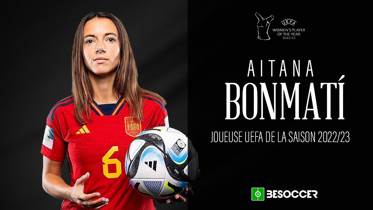 Aitana Bonmati élue meilleure joueuse UEFA de la saison 2022/23. BeSoccer