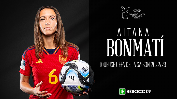 Aitana Bonmati élue meilleure joueuse UEFA devant Sam Kerr et Olga Carmona