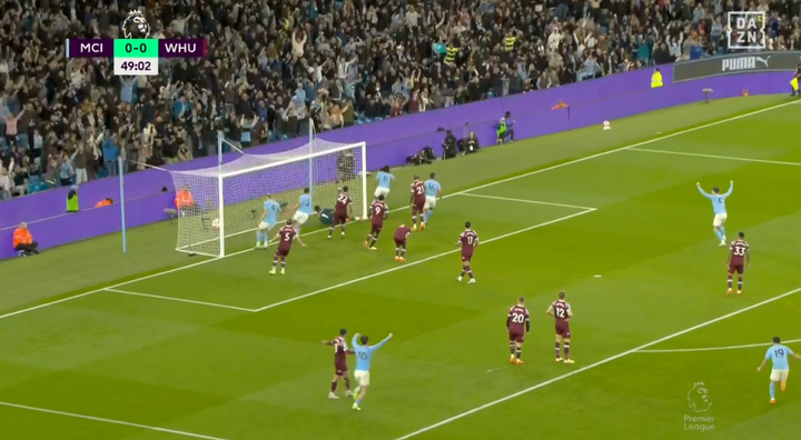 Ake opens the scoring over West Ham