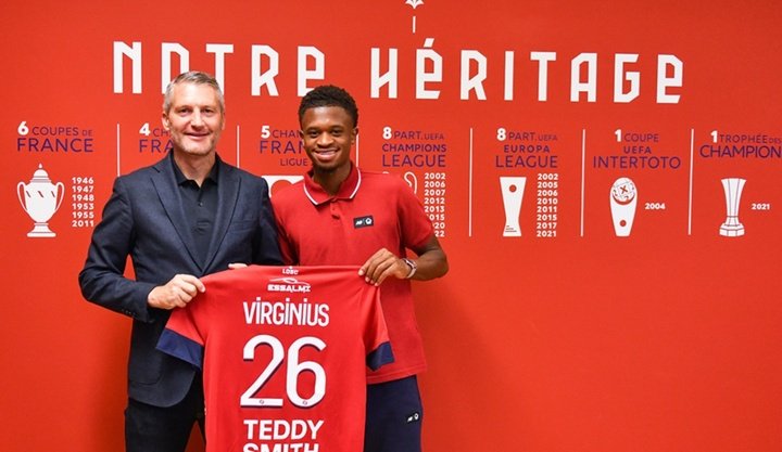 El Lille firmó a Virginius. LOSC