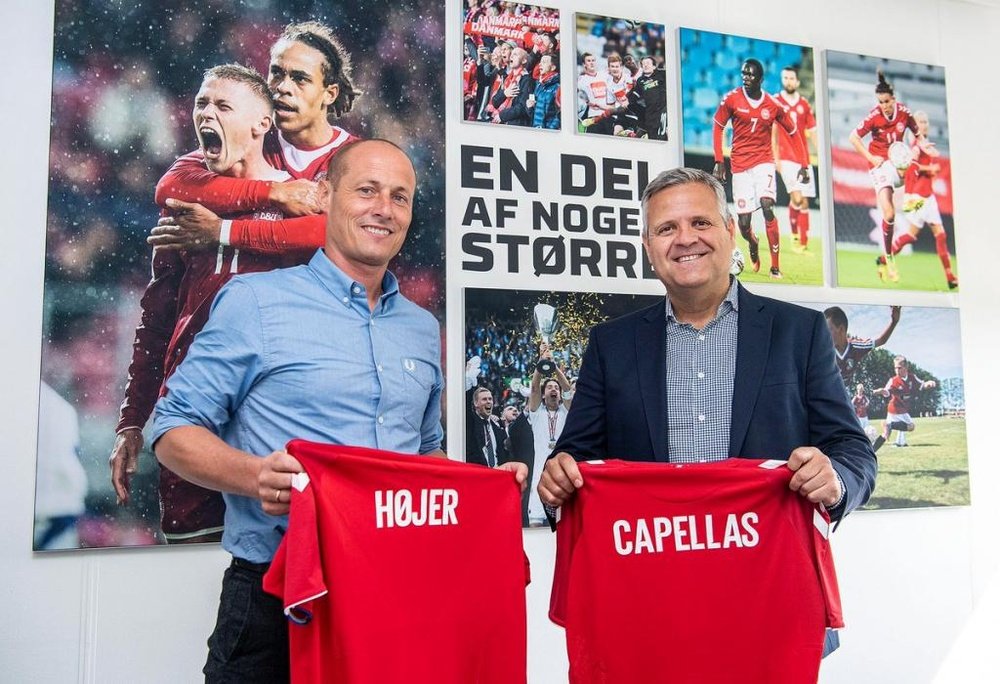 Albert Capellas, presentado como nuevo técnico de la Selección Danesa Sub 21. DBUfodbold