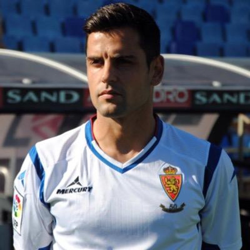 Albert Dorca, jugador del Real Zaragoza. Twitter