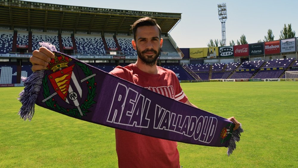 Guitián, recuperado de su lesión, se mostró sorprendido por la actitud del club. RealValladolid