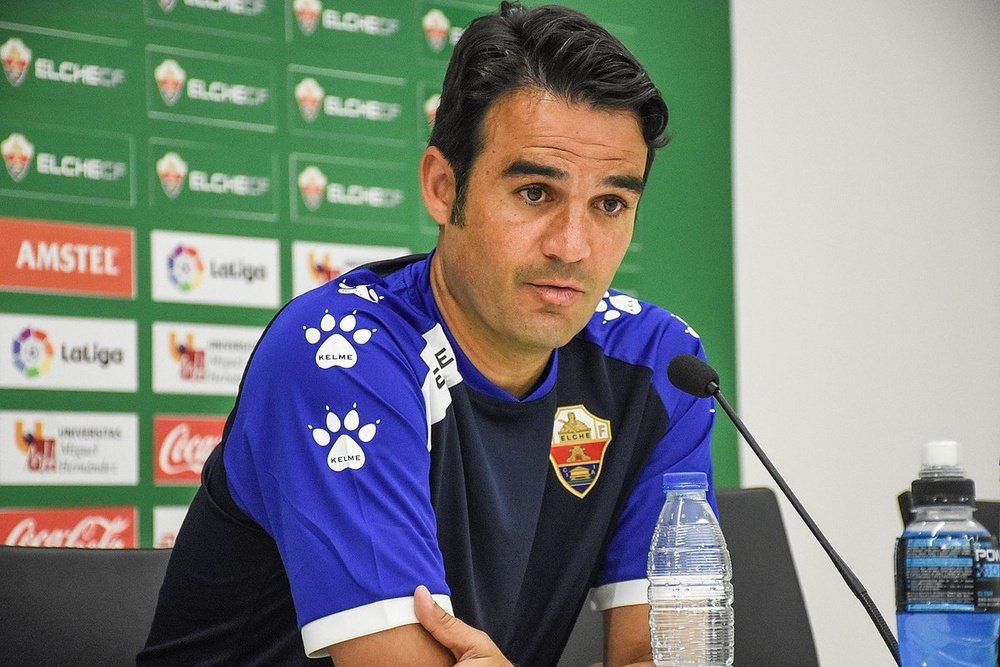 El técnico del Elche considera que no pueden fallar en casa. ElcheOficial