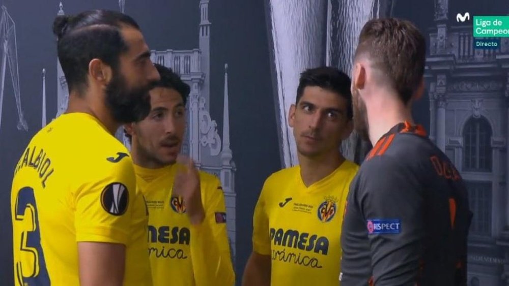 Villarreal could be fined by UEFA. Captura/MovistarLigadeCampeones