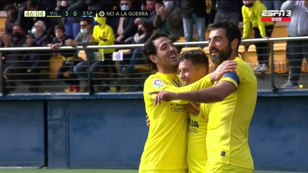 Yéremi PIno logró un póker de goles. Captura/ESPN