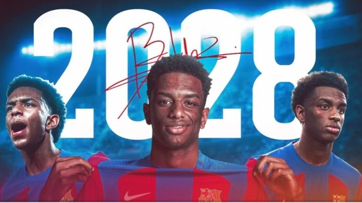 OFICIAL: Balde renova com o Barça até 2028