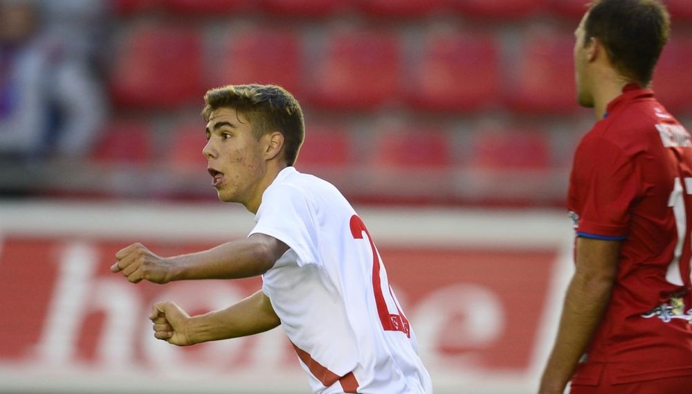 Pozo volvió a marcar con el Sevilla. SevillaFC
