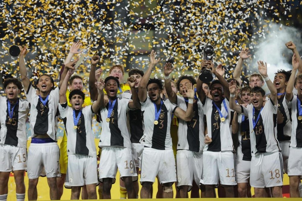 Alemania, campeona por primera vez en su historia del Mundial Sub 17. EFE