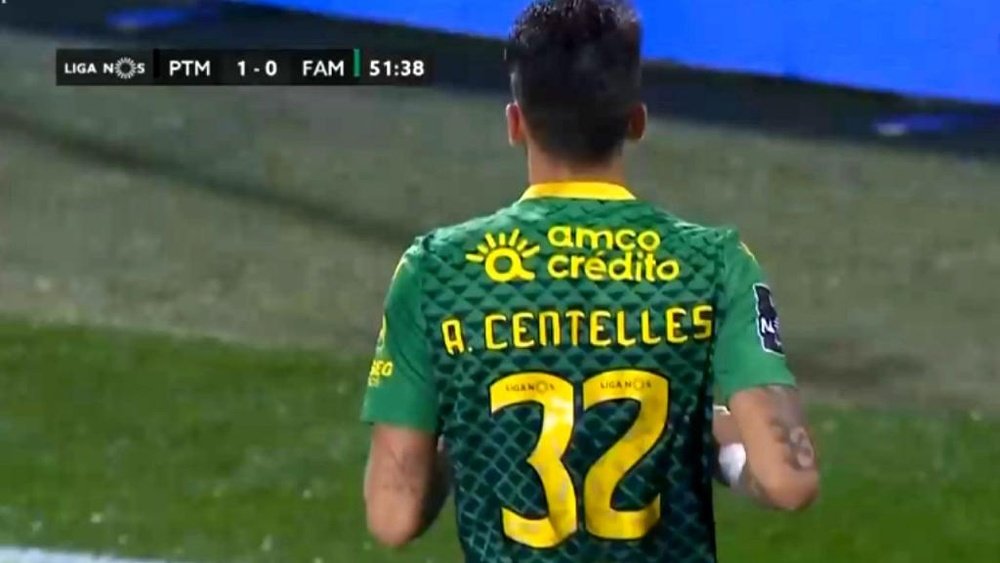Centelles está brillando en Portugal. Captura/SportTV1