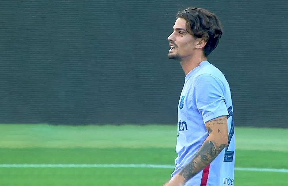 Collado will go to Belgium. Screenshot/FCBarcelona
