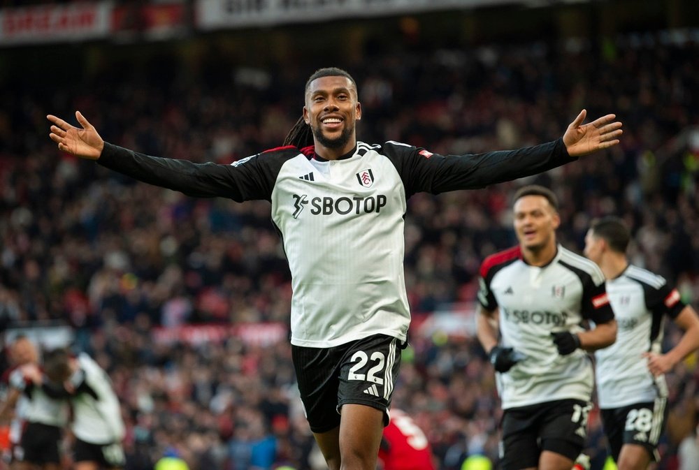 Iwobi marcó el gol de la sentencia para el Fulham en Old Trafford. EFE