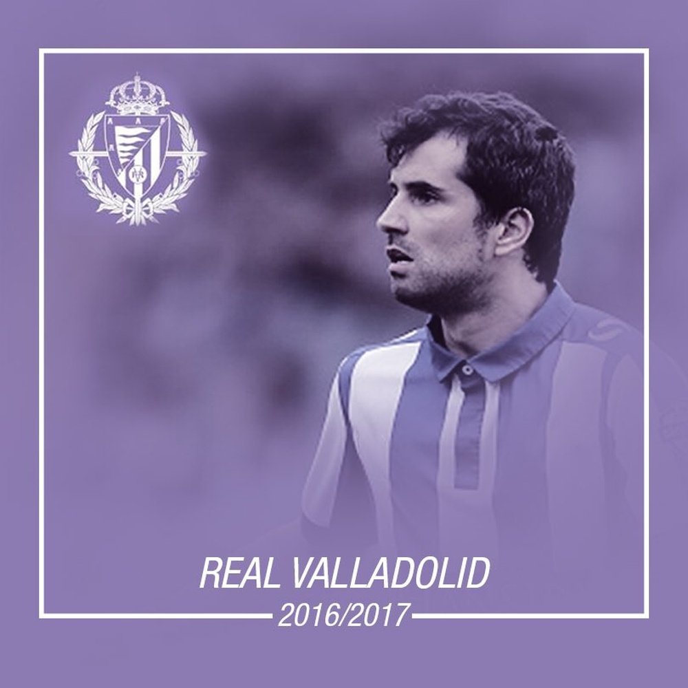 Álex López, nuevo jugador del Valladolid. RealValladolid